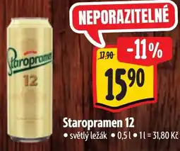 Albert Staropramen 12 nabídka