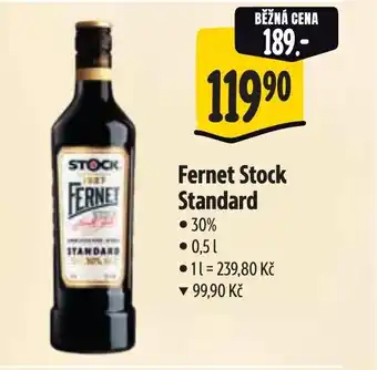 Albert Fernet Stock Standard nabídka