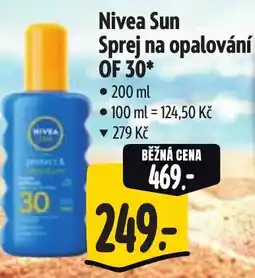 Albert Nivea Sun Sprej na opalování OF 30 nabídka