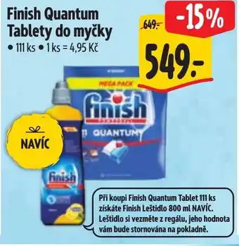 Albert Finish Quantum Tablety do myčky nabídka