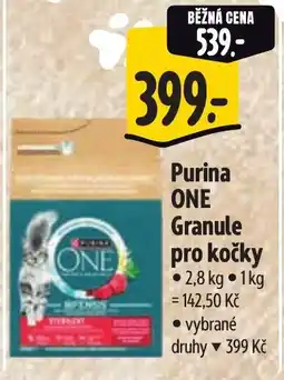 Albert Purina ONE Granule pro kočky nabídka