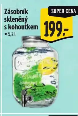 Albert Zásobník skleněný s kohoutkem nabídka