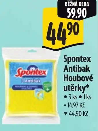 Albert Spontex Antibak Houbové utěrky nabídka