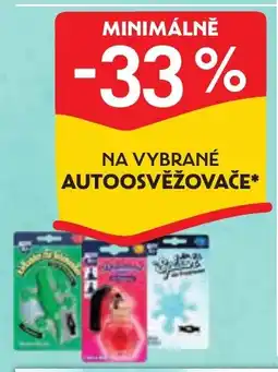 Albert Na vybrané autoosvěžovače nabídka