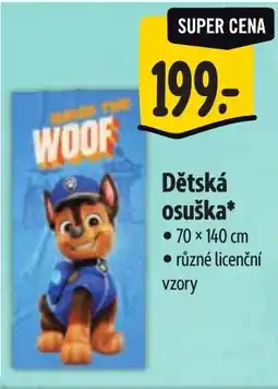 Albert Dětská osuška nabídka
