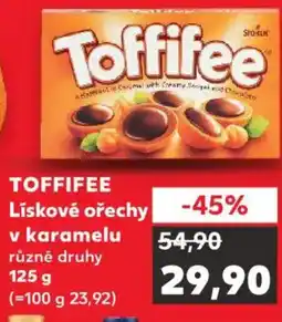 Kaufland TOFFIFEE Liskové ořechy v karamelu nabídka