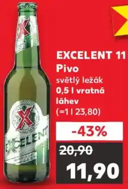 Kaufland EXCELENT 11 Pivo nabídka