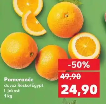Kaufland Pomeranče nabídka