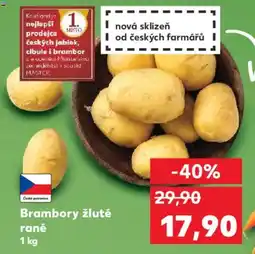 Kaufland Brambory žluté rané nabídka