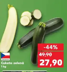 Kaufland Cuketa zelená nabídka