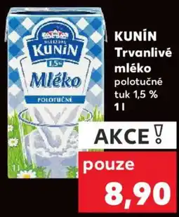 Kaufland KUNIN Trvanlivé mléko nabídka