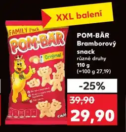 Kaufland POM-BÄR Bramborový snack nabídka