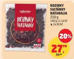 Penny Market ROZINKY SULTÁNKY NATURALIA nabídka
