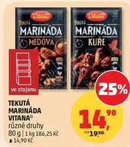 Penny Market TEKUTÁ MARINÁDA VITANA různé druhy nabídka