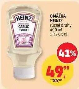 Penny Market OMÁČKA HEINZ různé druhy nabídka