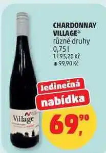 Penny Market CHARDONNAY VILLAGE různé druhy nabídka