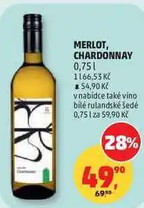 Penny Market MERLOT, CHARDONNAY nabídka