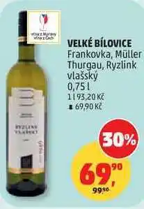 Penny Market VELKÉ BÍLOVICE Frankovka nabídka