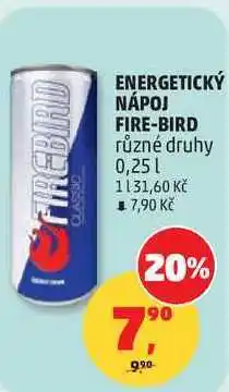 Penny Market ENERGETICKÝ NÁPOJ FIRE-BIRD různé druhy nabídka