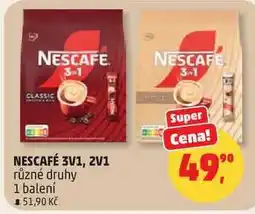 Penny Market NESCAFÉ 3V1, 2V1 různé druhy, 1 balení nabídka