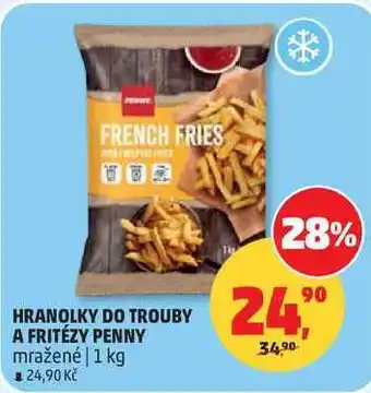 Penny Market HRANOLKY DO TROUBY A FRITÉZY PENNY mražené nabídka