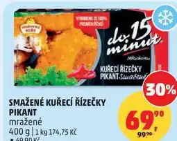 Penny Market SMAŽENÉ KUŘECÍ ŘÍZEČKY PIKANT mražené nabídka