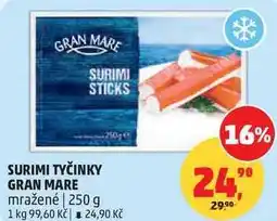 Penny Market SURIMI TYČINKY GRAN MARE mražené nabídka