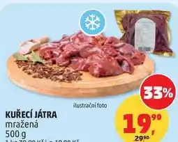 Penny Market KUŘECÍ JÁTRA mražená nabídka