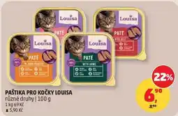 Penny Market PAŠTIKA PRO KOČKY LOUISA různé druhy nabídka