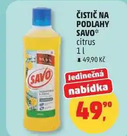 Penny Market ČISTIČ NA PODLAHY SAVO citrus nabídka