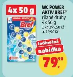 Penny Market WC POWER AKTIV BREF různé druhy nabídka