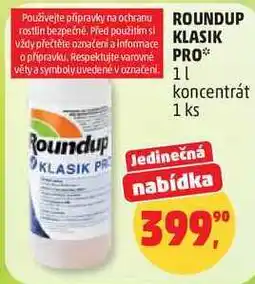 Penny Market ROUNDUP KLASIK PRO 1 l koncentrát, 1 ks nabídka