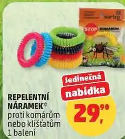 Penny Market REPELENTNÍ NÁRAMEK proti komárům nebo klíšťatům, 1 balení nabídka