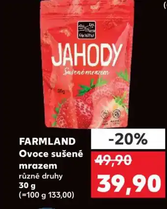 Kaufland FARMLAND Ovoce sušené mrazem nabídka