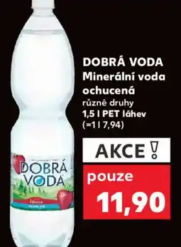 Kaufland DOBRÁ VODA Minerální voda ochucená nabídka