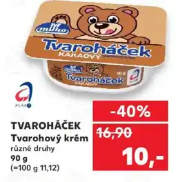 Kaufland TVAROHÁČEK Tvarohový krém nabídka
