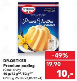 Kaufland DR.OETKER Premium puding nabídka