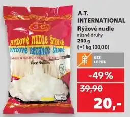 Kaufland A.T. INTERNATIONAL Rýžové nudle nabídka
