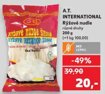Kaufland A.T. INTERNATIONAL Rýžové nudle nabídka