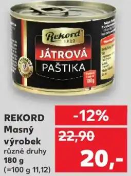 Kaufland REKORD Masný výrobek nabídka