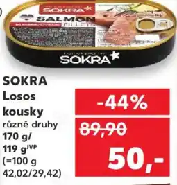 Kaufland SOKRA Losos kousky nabídka