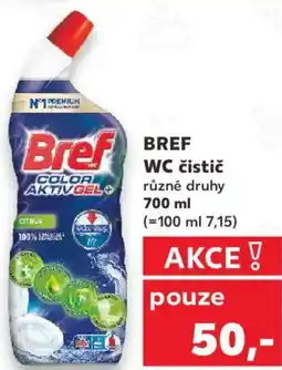 Kaufland BREF WC čistič nabídka