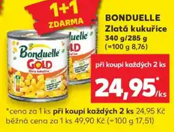 Kaufland BONDUELLE Zlatá kukuřice nabídka