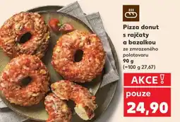 Kaufland Pizza donut s rajčaty a bazalkou nabídka