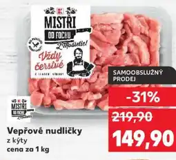 Kaufland Vepřové nudličky nabídka