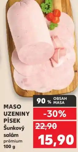 Kaufland MASO UZENINY PÍSEK Šunkový salám nabídka