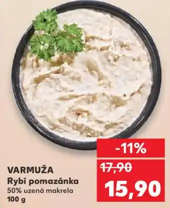 Kaufland VARMUŽA Rybí pomazánka nabídka