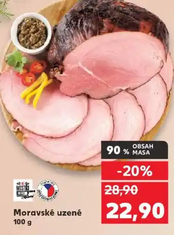 Kaufland Moravské uzené nabídka