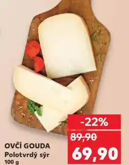 Kaufland OVČÍ GOUDA Polotvrdý sýr nabídka