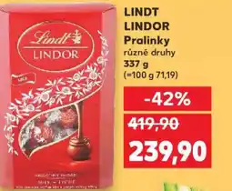 Kaufland LINDT LINDOR Pralinky nabídka